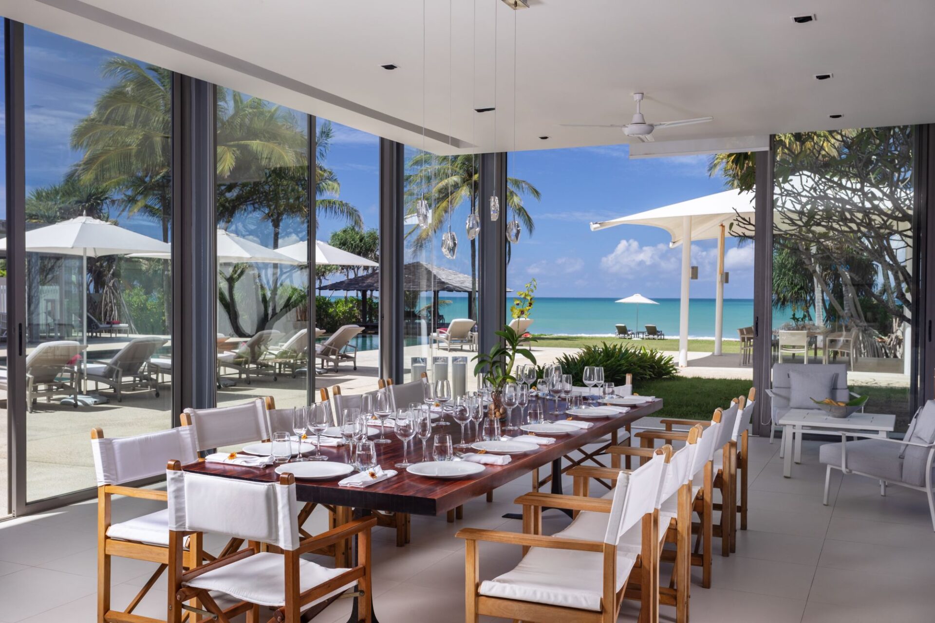 Villa Malee Sai Luxus Ferienhaus Phuket Am Strand Mieten Essen