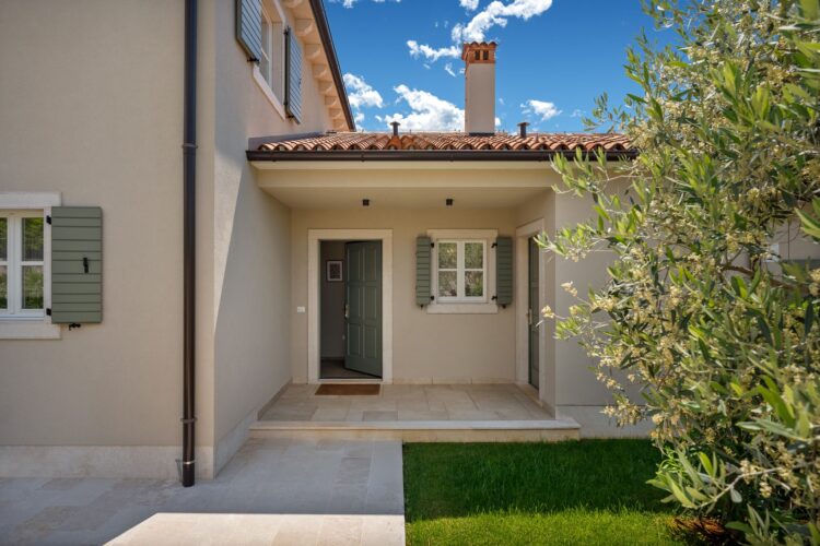 Villa Mali Vabriga Luxus Ferienhaus Istrien Kroatien Mieten Eingang