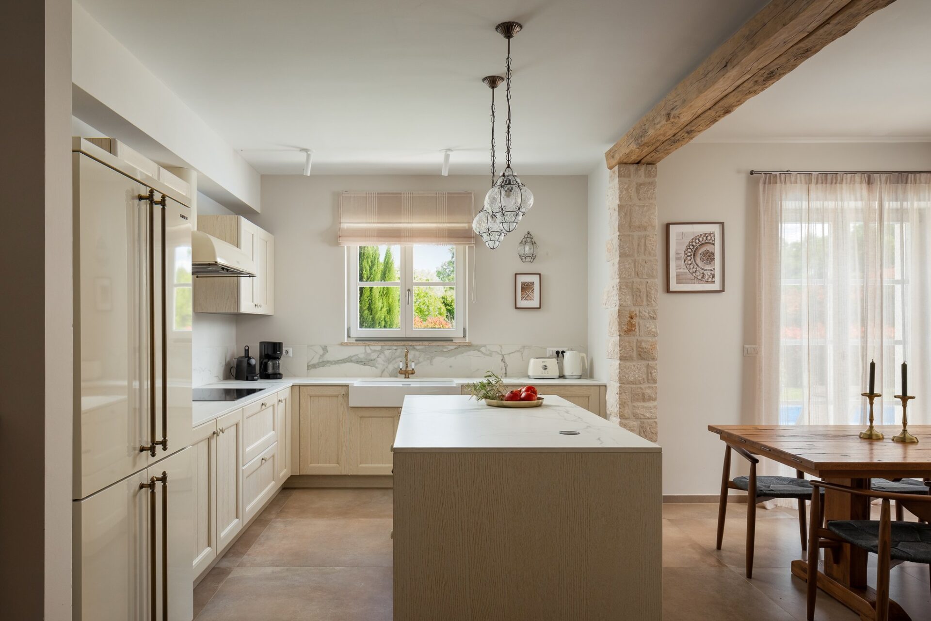 Villa Mali Vabriga Luxus Ferienhaus Istrien Kroatien Mieten Küche