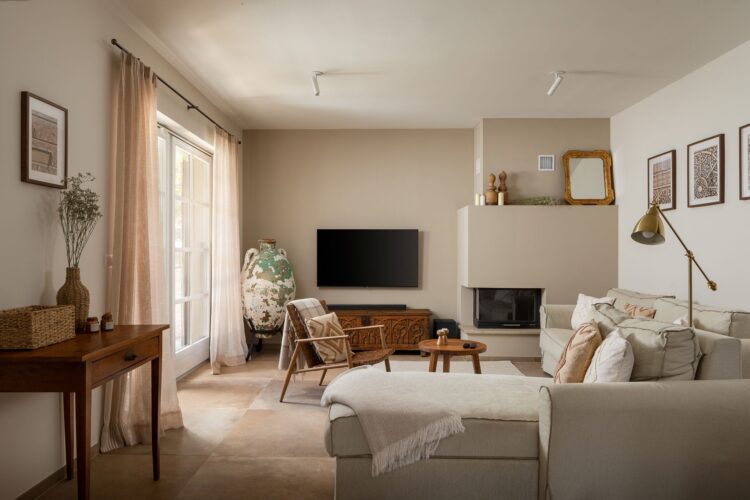 Villa Mali Vabriga Luxus Ferienhaus Istrien Kroatien Mieten Wohnzimmer