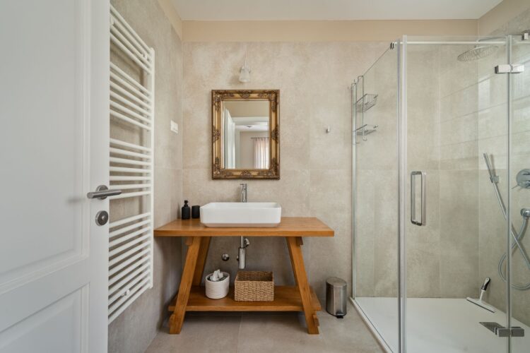 Villa Mali Vabriga Luxus Ferienvilla Istrien Kroatien Mieten Bad