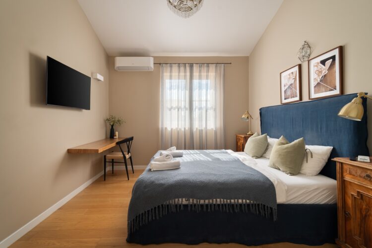 Villa Mali Vabriga Luxus Ferienvilla Istrien Kroatien Mieten Detail Schlafzimmer