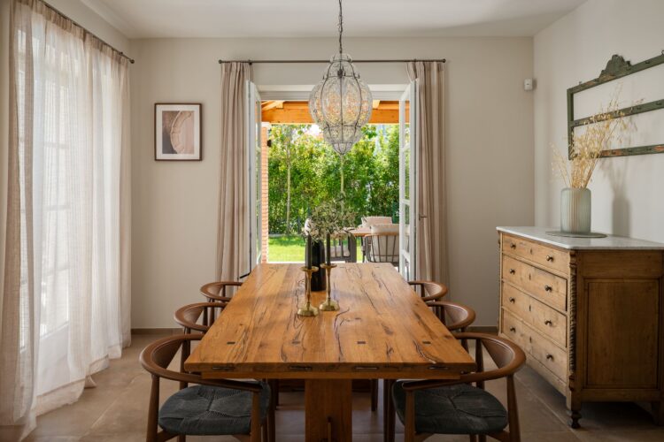 Villa Mali Vabriga Luxus Ferienvilla Istrien Kroatien Mieten Essbereich