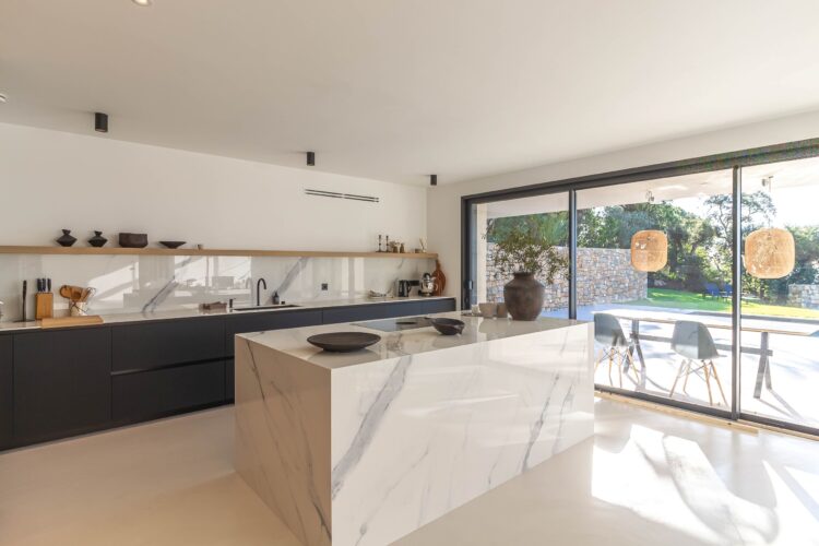 Villa Manon Luxus Ferienhaus Cote D Azur Mieten Küche