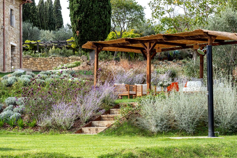 Villa Maria Luisa Ferienvilla Toskana Loungbereich Im Garten