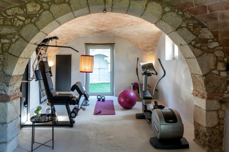 Villa Maria Luisa Villa In Der Toskana Mieten Fitnessbereich