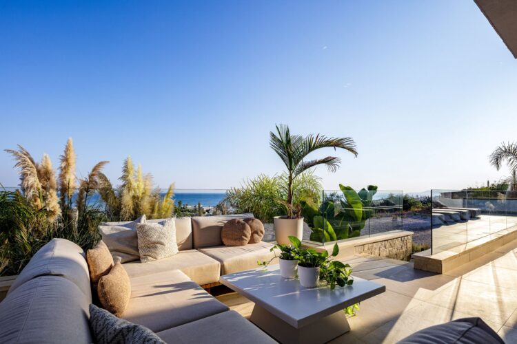 Villa Megalos Luxus Ferienvilla Kreta Mit Pool Mieten Lounge