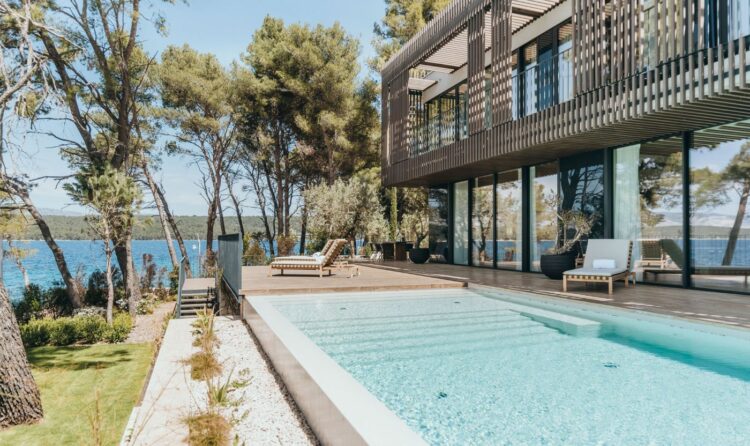 Villa Mina Luxus Ferienhaus Hvar Kroatien Pool Mit Meerblick