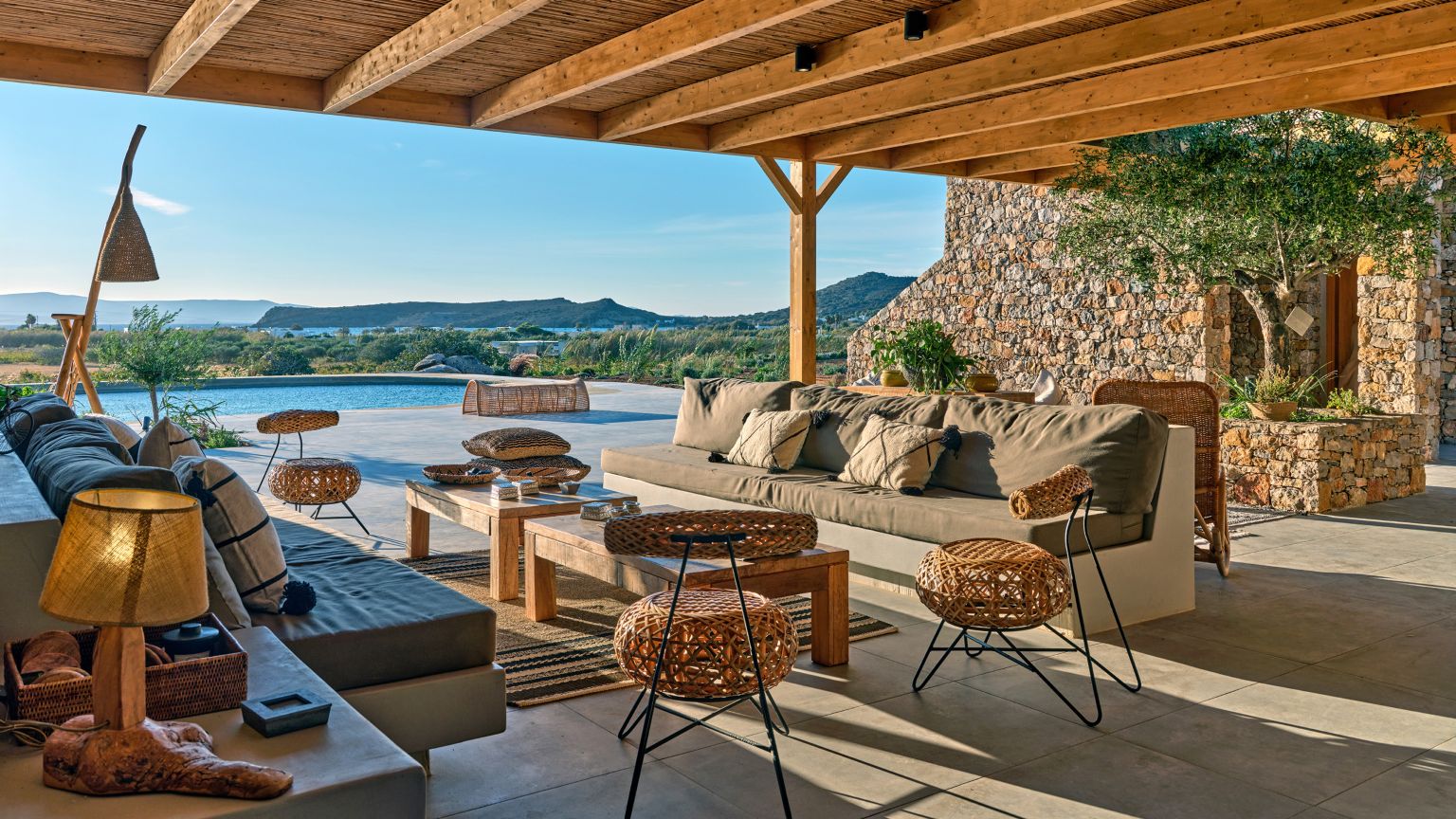 Villa Molos Beach Luxuriöses Ferienhaus Paros Mit Pool Lounge