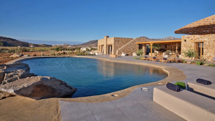 Villa Molos Beach Luxuriöses Ferienhaus Paros Mit Pool Pool