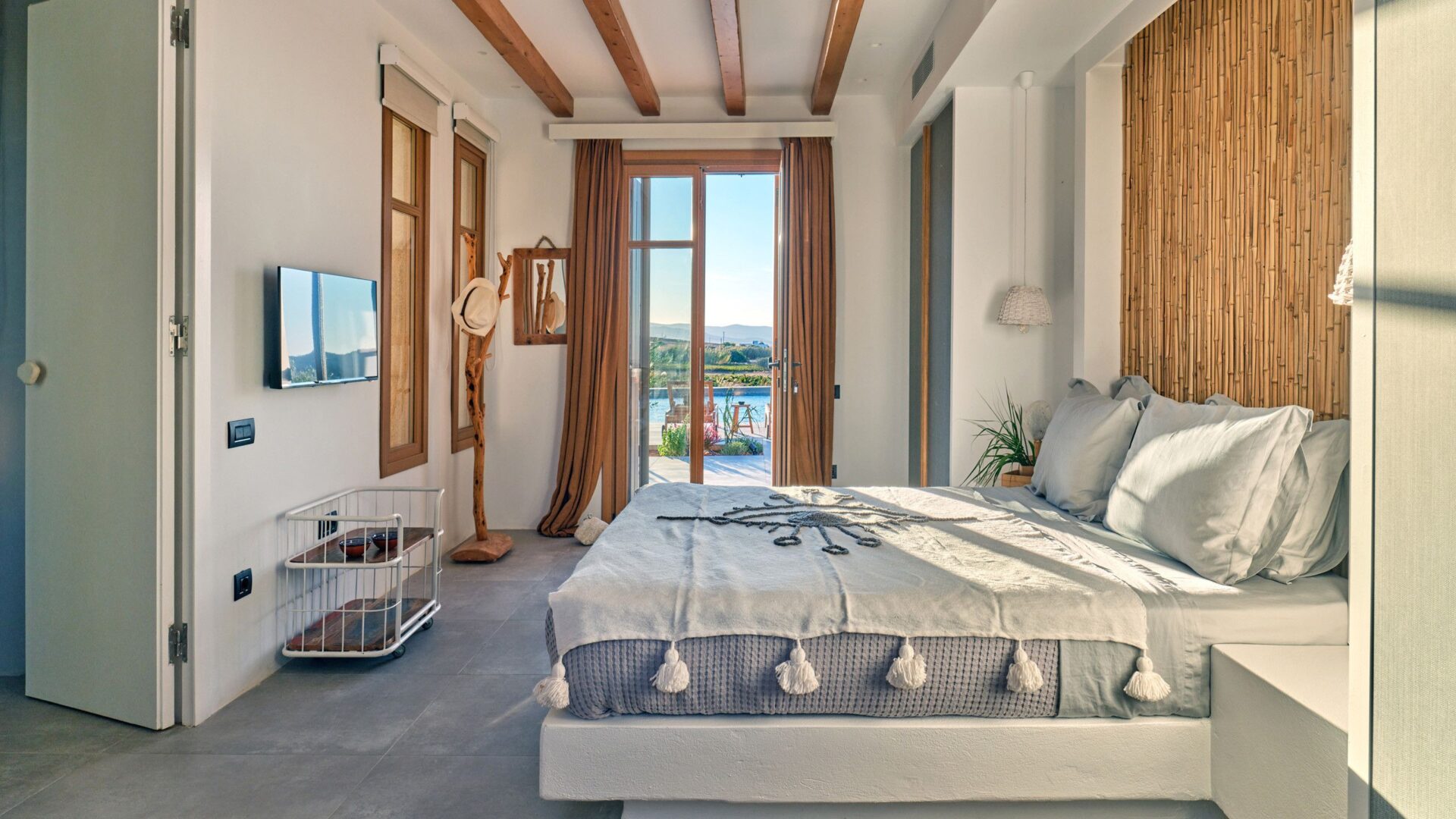 Villa Molos Beach Luxuriöses Ferienhaus Paros Mit Pool Schlafen