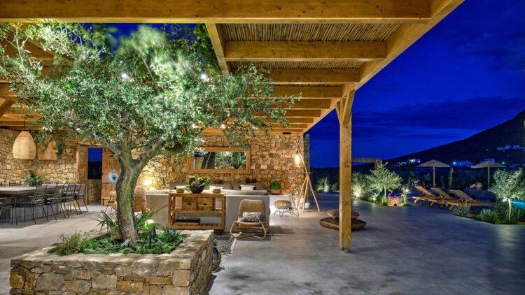 Villa Molos Beach Luxus Ferienvilla Paros Mit Pool Terrasse