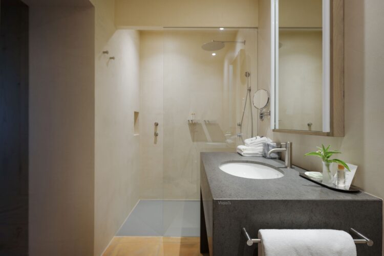 Villa Montalcino Luxus Ferienhaus Toskana Mieten Bad