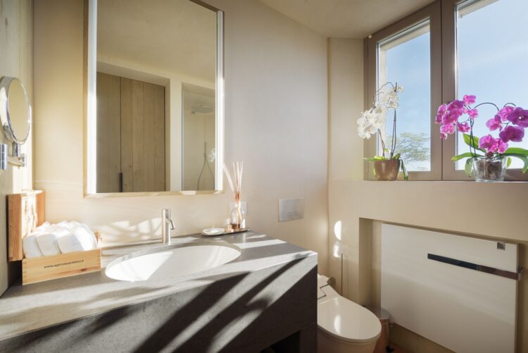 Villa Montalcino Luxus Ferienhaus Toskana Mieten Badezimmer