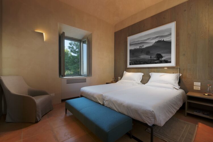 Villa Montalcino Luxus Ferienhaus Toskana Mieten Schlaf
