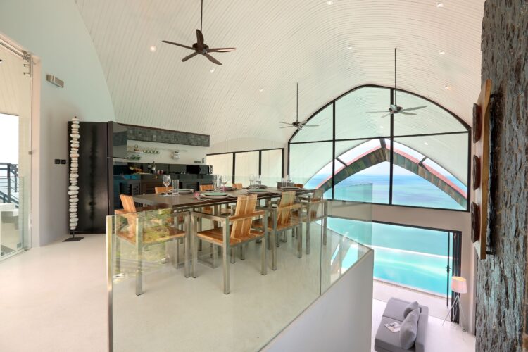 Villa Moonshadow Luxus Ferienhaus Koh Samui Mit Meerblick Mieten Esstisch