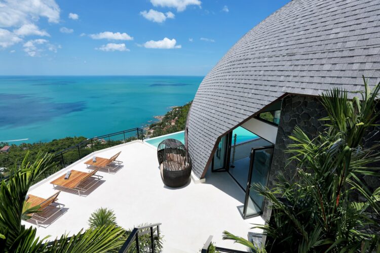 Villa Moonshadow Luxus Ferienhaus Koh Samui Mit Meerblick Mieten Poolterrasse