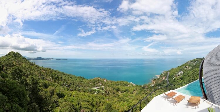 Villa Moonshadow Luxus Ferienvilla Koh Samui Mit Meerblick Mieten Panorama