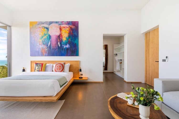 Villa Moonstar Luxuriöses Ferienhaus Koh Samui Mieten Schlafzimmer