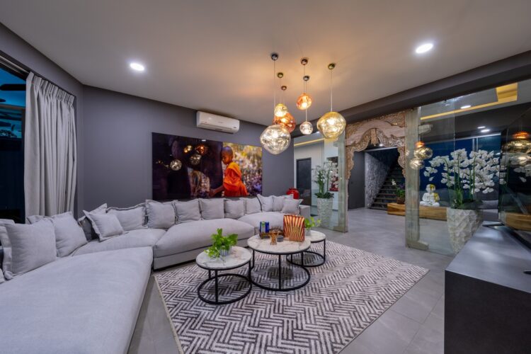 Villa Moonstar Luxus Ferienhaus Koh Samui Mieten Familienzimmer
