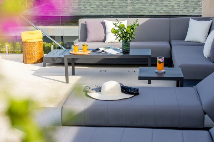 Villa Moonstar Luxus Ferienhaus Koh Samui Mieten Lounge Area