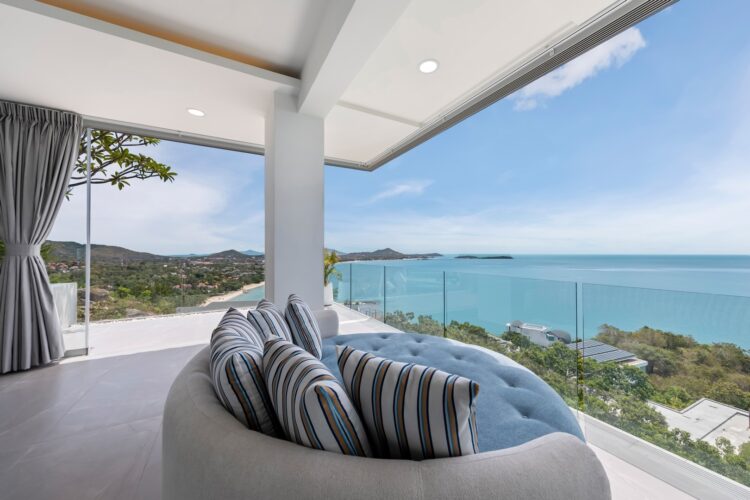 Villa Moonstar Luxus Ferienhaus Koh Samui Mieten Meerblick