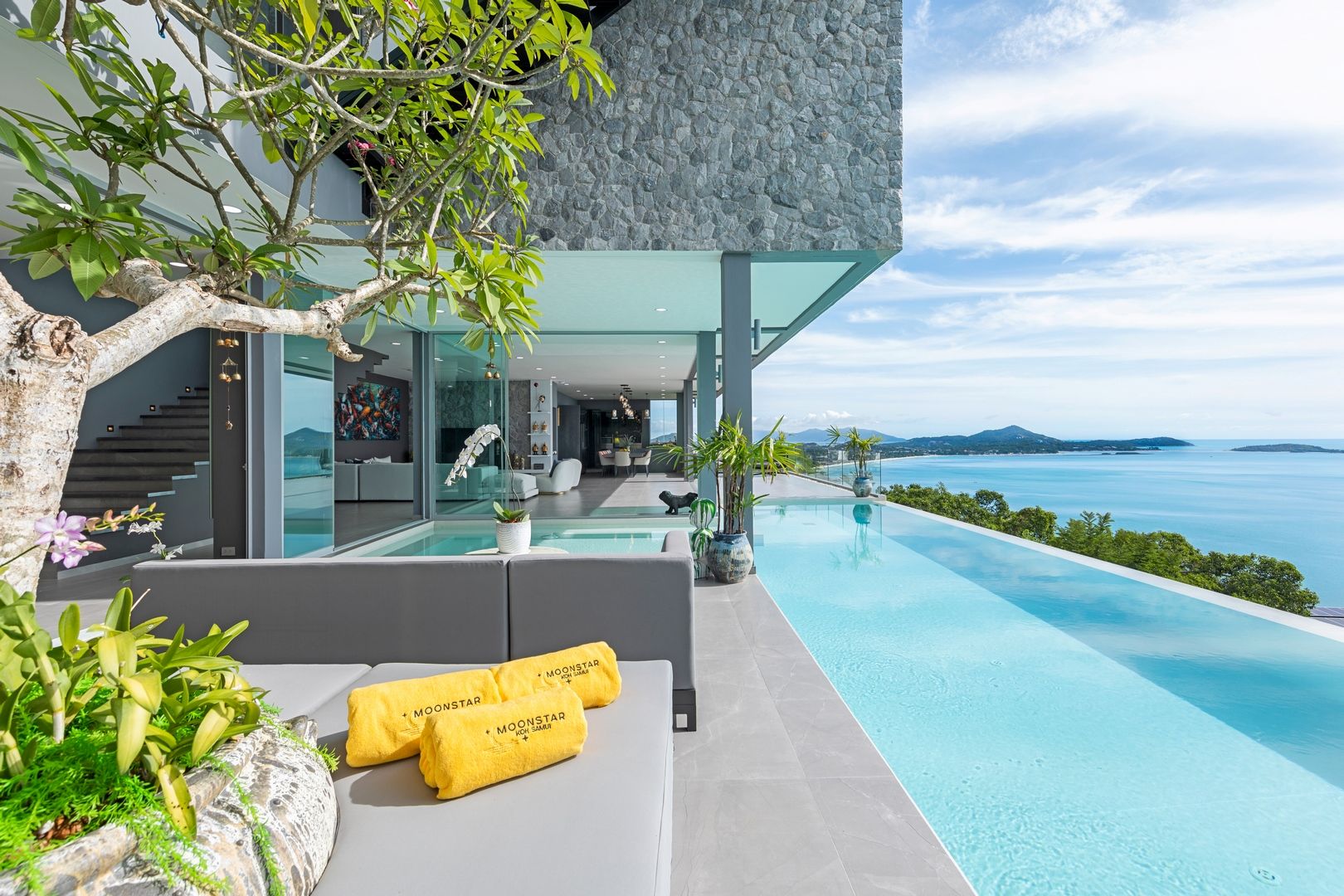 Villa Moonstar Luxus Ferienhaus Koh Samui Mieten Pool