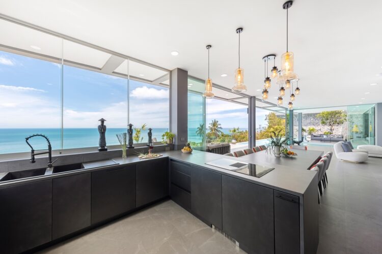 Villa Moonstar Luxus Ferienvilla Koh Samui Mieten Küche