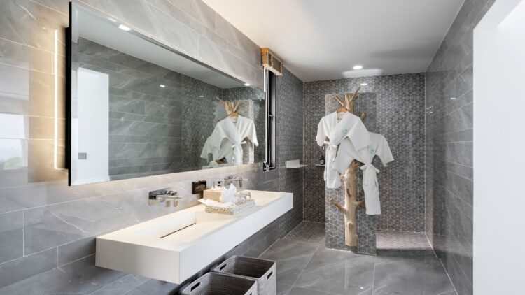 Villa Murano Luxus Ferienhaus Koh Samui Mit Meerblick Mieten Badezimmer
