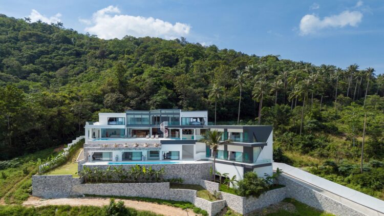 Villa Murano Luxus Ferienhaus Koh Samui Mit Meerblick Mieten Lage