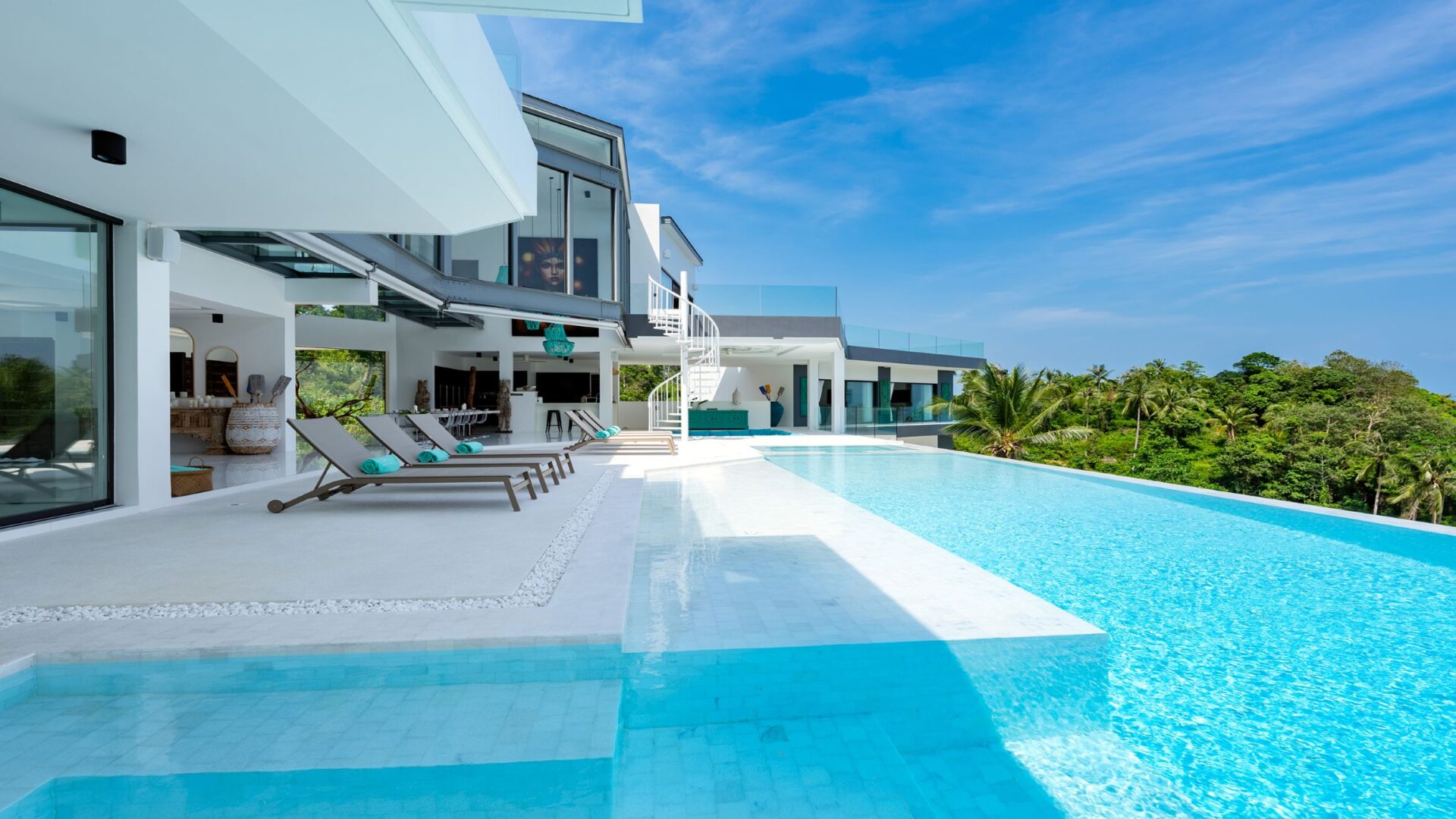 Villa Murano Luxus Ferienhaus Koh Samui Mit Meerblick Mieten Poolbereich