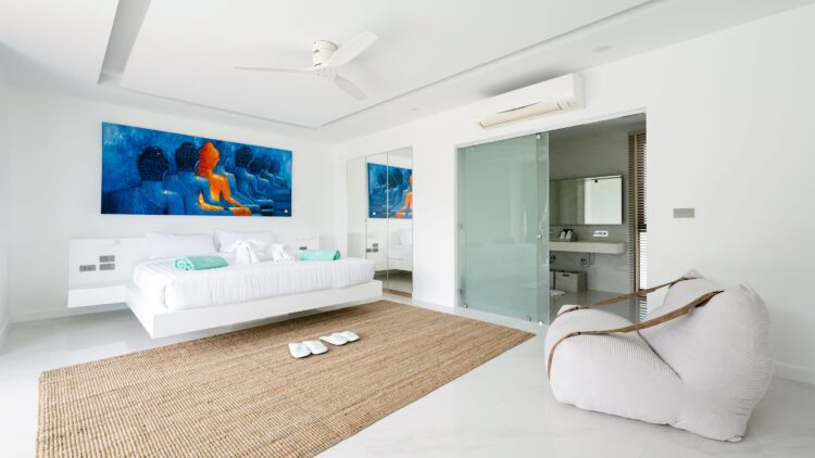 Villa Murano Luxus Ferienhaus Koh Samui Mit Meerblick Mieten Schlafzimmer