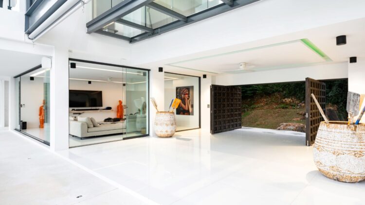 Villa Murano Luxus Ferienvilla Koh Samui Mit Meerblick Mieten Einlass