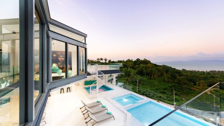 Villa Murano Luxus Ferienvilla Koh Samui Mit Meerblick Mieten Lage