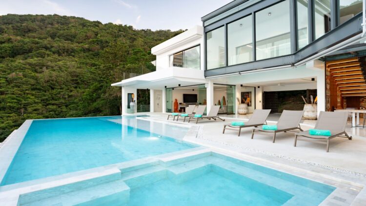 Villa Murano Luxus Ferienvilla Koh Samui Mit Meerblick Mieten Poolterrasse