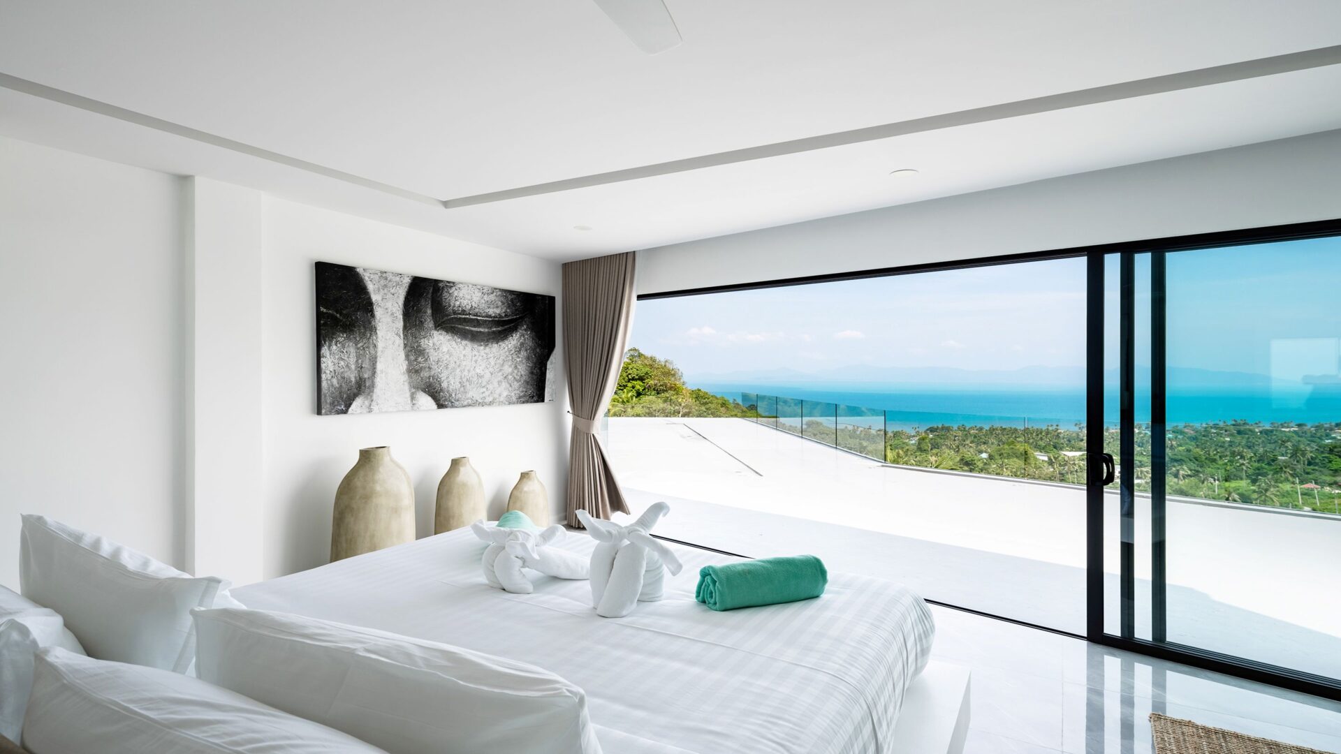 Villa Murano Luxus Ferienvilla Koh Samui Mit Meerblick Mieten Schlafen