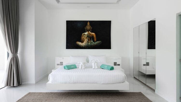 Villa Murano Luxus Ferienvilla Koh Samui Mit Meerblick Mieten Schlafzimmer