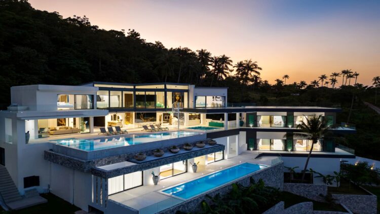Villa Murano Luxus Ferienvilla Koh Samui Mit Meerblick Mieten Sunset