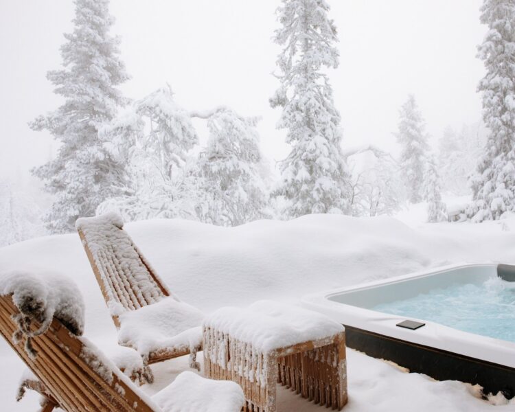 Villa Nita Luxus Ferienhaus Lappland Mieten Jacuzzi
