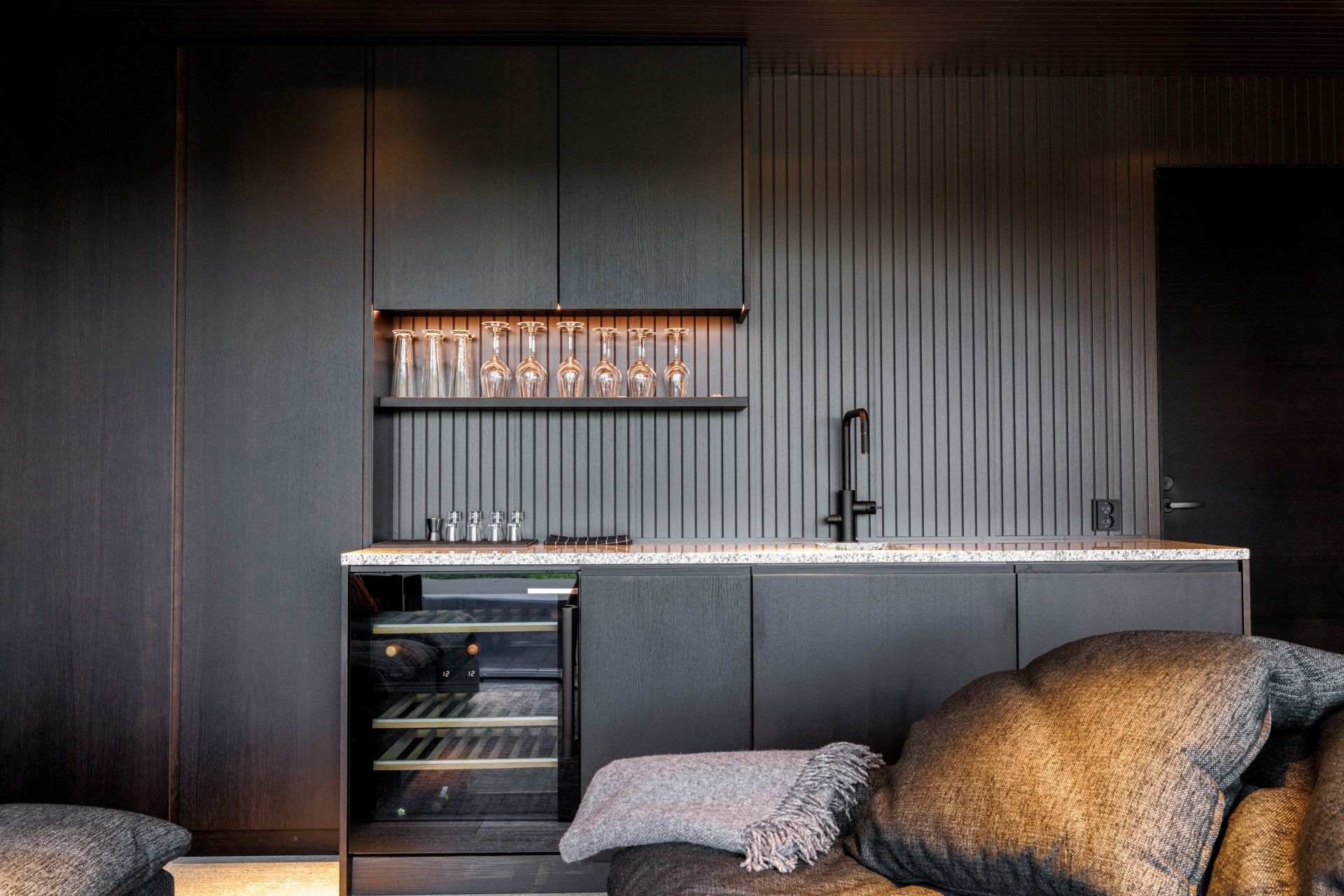 Villa Nita Luxus Ferienhaus Lappland Mieten Küche