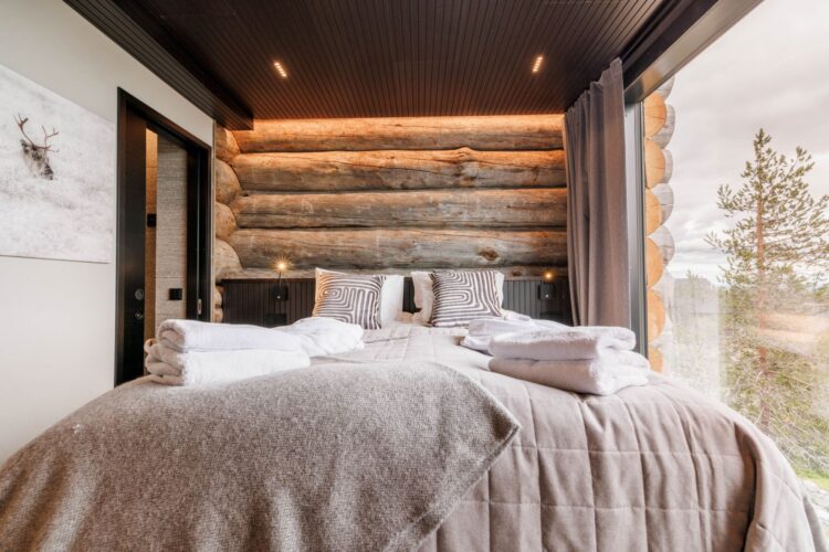 Villa Nita Luxus Ferienhaus Lappland Mieten Schlaf