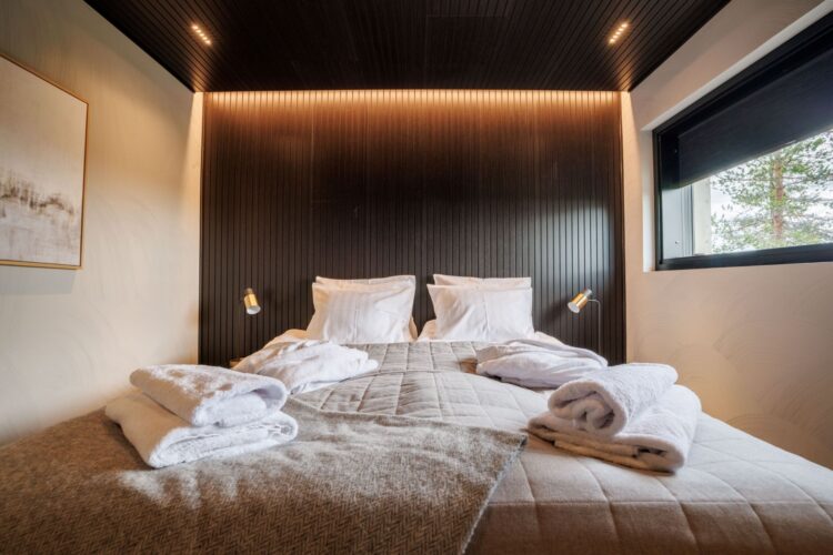 Villa Nita Luxus Ferienhaus Lappland Mieten Schlafen