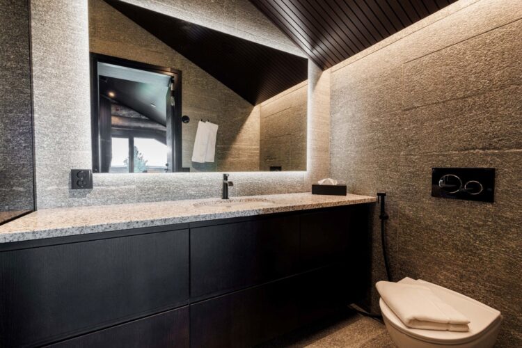 Villa Nita Luxus Ferienhaus Lappland Mieten Wc