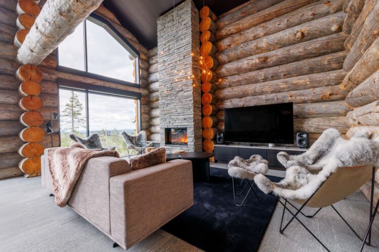 Villa Nita Luxus Ferienhaus Lappland Mieten Wohnen