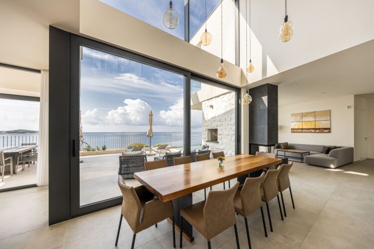 Villa Oleander Luxus Ferienhaus Kroatien Am Meer Mieten Essen