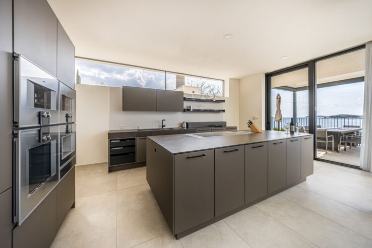 Villa Oleander Luxus Ferienhaus Kroatien Am Meer Mieten Küche