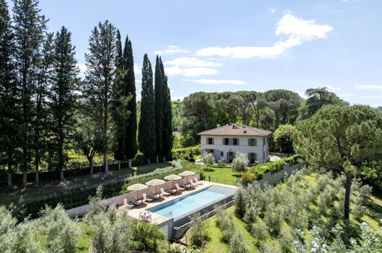 Villa Olive Grove Luxus Ferienhaus Toskana Mieten Lage