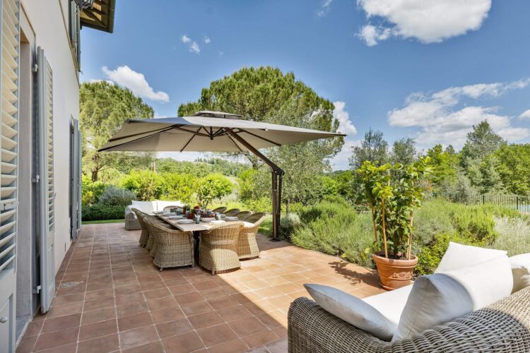 Villa Olive Grove Luxus Ferienhaus Toskana Mieten Lounge