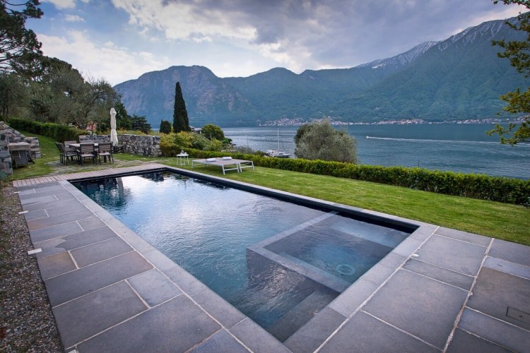 Villa Ossuccio Comer See Pool
