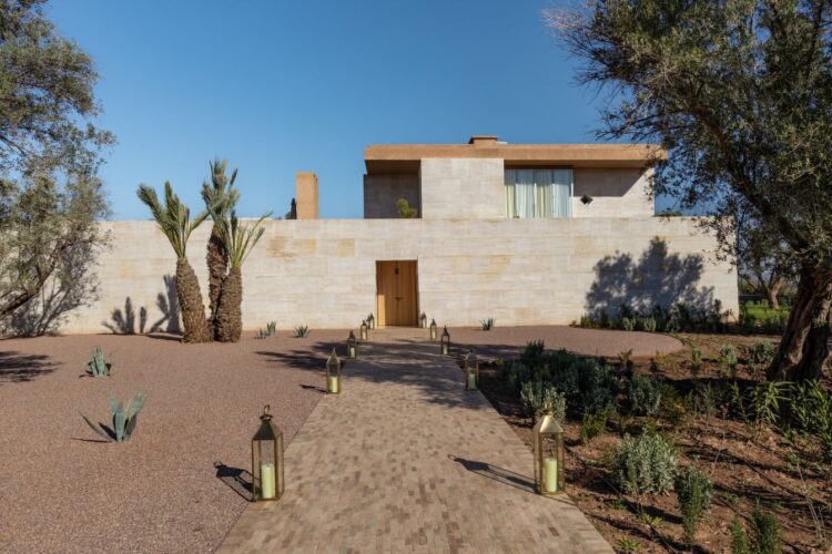 Villa Ourika Luxus Ferienhaus Marokko Mieten Außenansicht